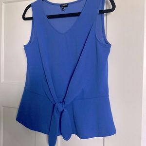 Talbots tie front sleeveless topMP